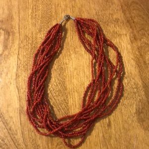 Silpada coral necklace.